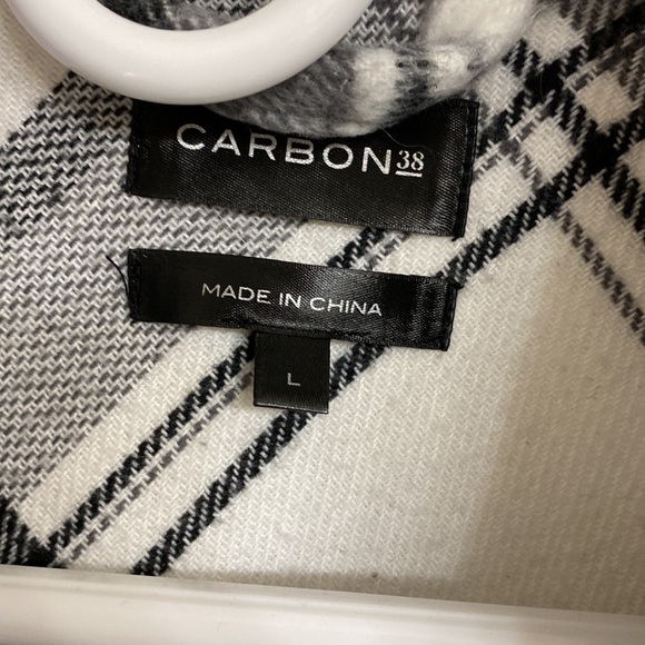 CARBON38 Boyfriend Plaid Shacket - Picture 12 of 12